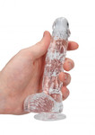 Realistic Dildo with Balls - 6"/ 15 cm