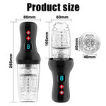 BuzzPinky Vortex Master: 9-Speed Rotating and Thrusting Male Pleasure Enhancer BuzzPinky