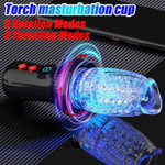 BuzzPinky Vortex Master: 9-Speed Rotating and Thrusting Male Pleasure Enhancer BuzzPinky