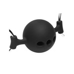 Hinder Breathable Silicone Ball Gag With Nipple Clamps