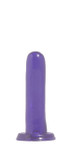Pipedreams Basix Rubber Works - Smoothy Purple Dong 14cm Pipedream Basix