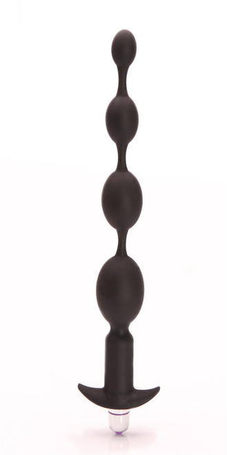 Tantus Vibrating Progressive Beads - Black