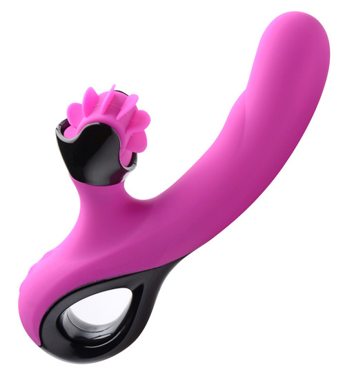 Inmi G-Spin Silicone Vibrator with Spinning Clitoral Stim