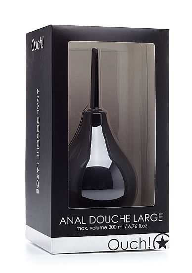 Anal Douche - Large - Black SHOTS