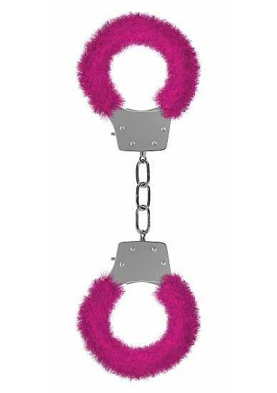 Pleasure Handcuffs Furry - Pink Ouch