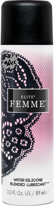 Wet® Elite® Femme™ Water Silicone Blend 3.0 FL.oz/89ML