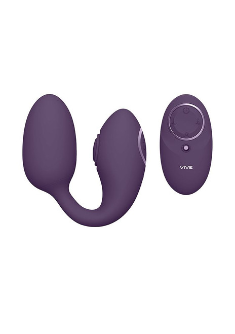 VIVE Aika Pulse Wave & Vibrating Love Egg Purple VIVE