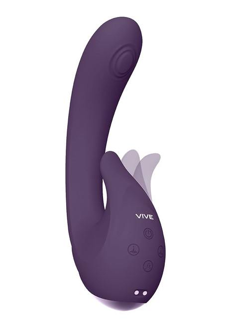 VIVE Miki Pulse Wave & Flickering GSpot Vibrator Purple
