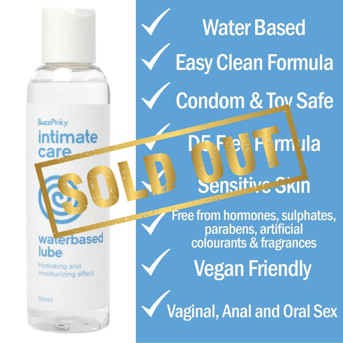 BuzzPinky Intimate Care WB Personal Lubricant 150ml BuzzPinky