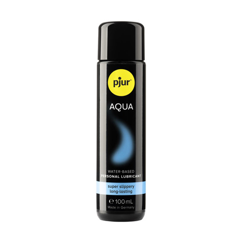 pjur AQUA Water-Based Lubricant Personal Use for Moisturising and Non-Sticky Feel 100 ml pjur Lubricants pjur AQUA Water-Based Lubricant Personal Use for Moisturising and Non-Sticky Feel 100 ml pjur Lubricants