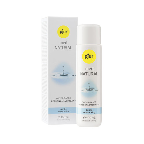 pjur med NATURAL Water-Based Personal Lubricant with Glycerin for Sensitive Skin 100 ml pjur Lubricants pjur med NATURAL Water-Based Personal Lubricant with Glycerin for Sensitive Skin 100 ml pjur Lubricants