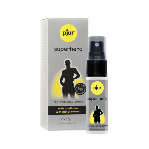 pjur superhero Performance Spray for Men to Prolong Pleasure 20 ml pjur Lubricants pjur superhero Performance Spray for Men to Prolong Pleasure 20 ml pjur Lubricants
