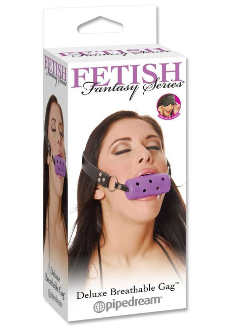 Pipedreams Fetish Fantasy Series Deluxe Breathable Gag Purple Fetish Fantasy