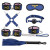 BuzzPinky Leather bondage set Navy blue 8 kits