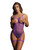 Open-Cup Strappy Teddy One Size Purple