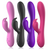 BuzzPinky Twin Motor Warming Rabbit Vibrator Black