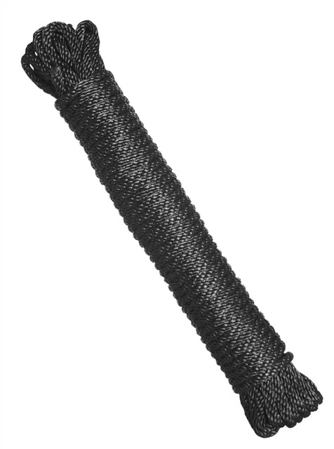 Master Series Karada Black Bondage Rope 50 Feet