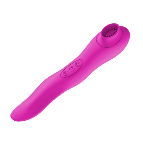 Swing Tongue Clitoral Sucking Vibrator Rose Red
