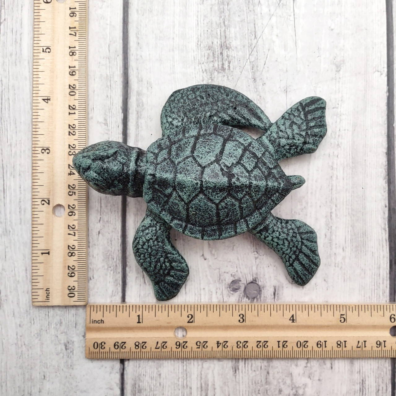 Turtle Key Box Green Sea Turtle Key Box With Lid Metal (1 key box approx. 5+ inches ...