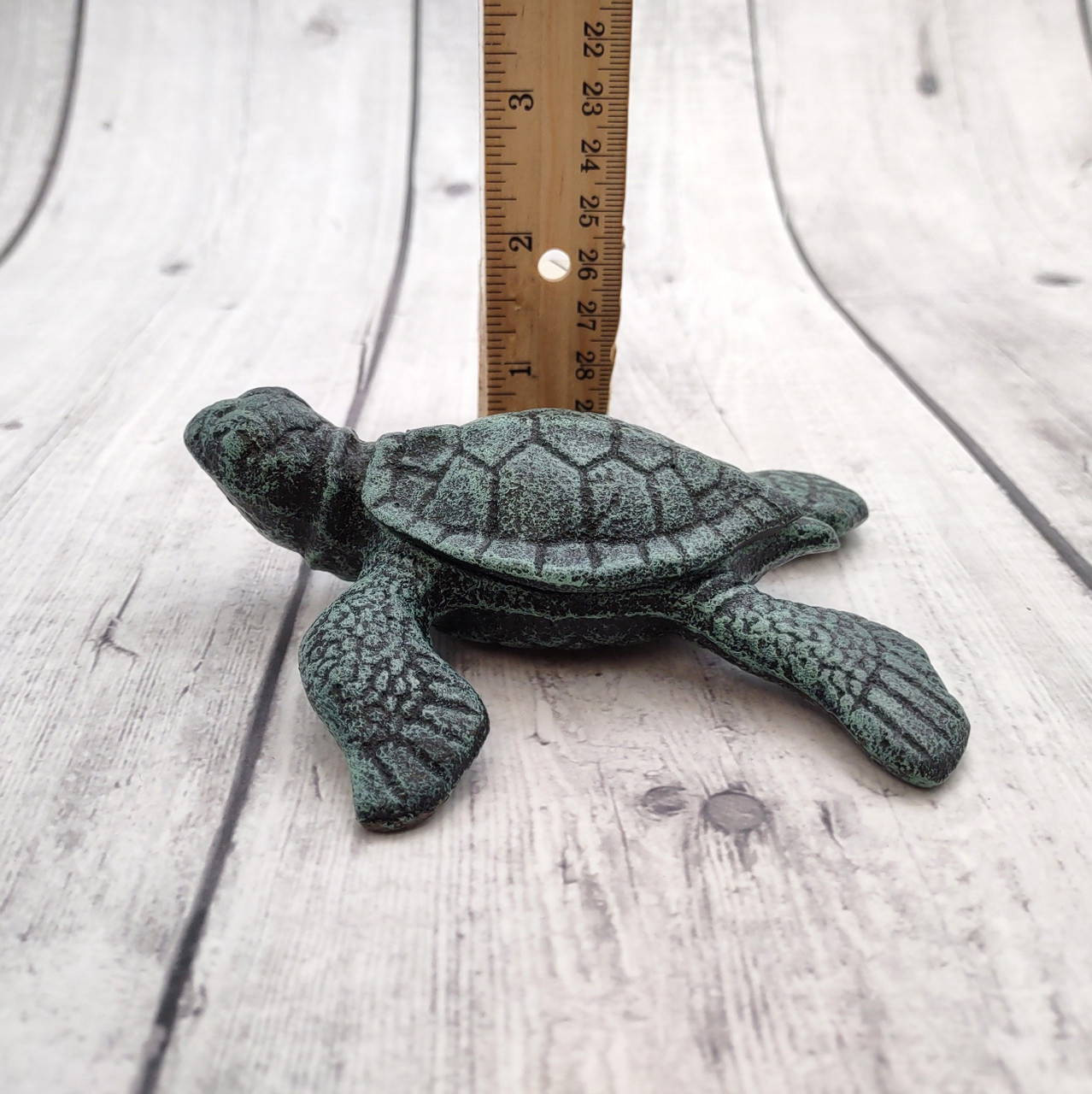 Turtle Key Box Green Sea Turtle Key Box With Lid Metal (1 key box approx. 5+ inches ...