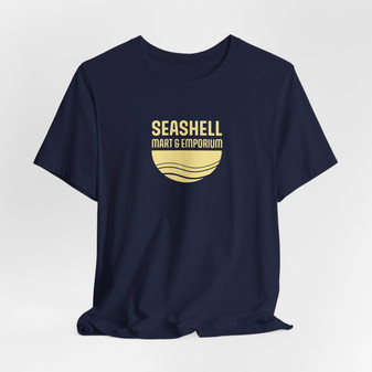Yellow Logo Shirt Seashell Mart & Emporium (Unisex Jersey Short Sleeve Tee By Seashell Mart And Emporium) - 7 colors