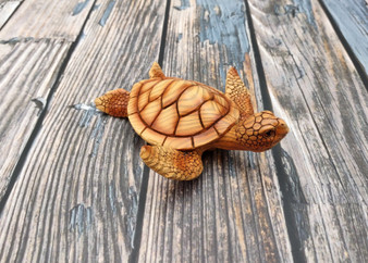 Sea Turtle Figurine Brown Wood Style (1 turtle approx. 5+ inches) Resin Sea Turtle Figure for coastal beach home display & decoration! Copyright 2025 SeaShellSupply.com.
Sea Turtle Figurine Brown Wood Style (1 turtle approx. 5+ inches) Resin Sea Turtle Figure for coastal beach home display & decoration! Copyright 2025 SeaShellSupply.com.