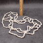 White Nassa Shell Necklace Leis (3 leis approx. 0.20+ inch x 34 inch CIRCUMFERENCE) Beautiful seashell necklace for beach outfits or a gift! Copyright 2026 SeaShellSupply.com.