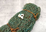 Green Blue Fishing Net Recycled Commercial (1 net approx. 4x10+ feet) Sustainable Clean Used Teal Fish Netting for decoration & parties!