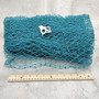 Blue Green Fishing Net Recycled Commercial (1 net approx. 4x11 feet) Sustainable Clean Used Teal Fish Netting for decoration & parties! Copyright 2026 SeaShellSupply.com.
