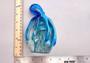 Glass Octopus Jellyfish Turquoise Blue Paperweight (1 figure approx. 7 inches tall) Large Blue Octopus Glass Jellyfish for home or office!