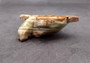 Onyx Turtle Figurine Carved Stone (1 turtle approx. 3 inches long) Colorful Carved Quartz Turtle Figurine for coastal home shelf decor!