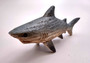 Great White Shark Figurine Wood Grain Resin (1 shark approx. 6+ inch) Brown Blue Wood Grain Shark figure for beach home décor & display!