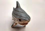Great White Shark Figurine Wood Grain Resin (1 shark approx. 6+ inch) Brown Blue Wood Grain Shark figure for beach home décor & display!