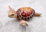 Brown Sea Turtle Figurine Painted Resin (1 turtle approx. 4 inches long) Brown Painted Resin Sea Turtle Figure for coastal home décor!