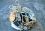 Netted Mixed Shell Assortment. Set of multiple different colored and sized shells in a cute little bag. Copyright 2022 SeaShellSupply.com.