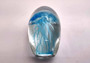 Jellyfish Glass Egg Light Blue Paperweight Glow In The Dark (1 figurine approx. 4.5 inches tall) Large Glass Sea Jellies make great gifts!