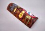 Tropical Tiki Mask Face Large Painted Wood White Surfboard (1 mask approx. 12 inches tall) Painted Tiki Mask hanging island home decoration!