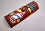 Tropical Tiki Mask Face Large Painted Wood White Surfboard (1 mask approx. 12 inches tall) Painted Tiki Mask hanging island home decoration!