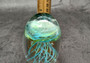 Jellyfish Glass Egg Green Blue Paperweight Glow In The Dark (One orb approx. 3.5 inches tall) Glass Sea Jellies statuettes make great gifts!