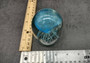 Jellyfish Glass Egg Light Blue Paperweight Glow In The Dark (1 figurine approx. 3.5 inches tall) Unique Glass Sea Jellies make great gifts!