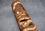 Tropical Tiki Face Totem Large Unpainted Headdress (1 pole approx. 8 inches tall) Unpainted Tiki Face Totem Pole for tiki island home decor!