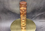 Tropical Tiki Face Totem Large Unpainted Crown (1 pole approx. 8 inches tall) Unpainted Tiki Face Totem Pole for tiki island home decor!