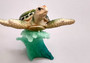 Green Sea Turtle Figurine Riding A Wave (One figure approx. 5+ inches long) Wonderful sea life décor for your home or office! Copyright 2025 SeaShellSupply.com.