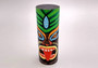 Tropical Tiki Face Totem Painted Palm (1 pole approx. 6 inches tall) Painted Tiki Face Totem Pole for colorful island home decor!