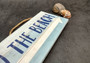 Beach Sign To The Beach Weathered Painted Wood (1 sign approx. 10 inches long) Beach Arrow Sign for coastal home entryway wall decoration!
