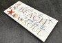 Beach Sign A Walk On The Beach Painted Wood (1 sign approx. 10 inches long) Friendly Walk On The Beach Sign for coastal home decoration!