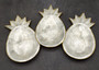 Gold Edged Pineapple Shaped Capiz Shell Tray (One shell dish approx. 8 inches) Adorable shell dish neat for any coastal home!