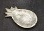 Gold Edged Pineapple Shaped Capiz Shell Tray (One shell dish approx. 8 inches) Adorable shell dish neat for any coastal home!
