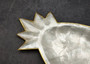 Gold Edged Pineapple Shaped Capiz Shell Tray (One shell dish approx. 8 inches) Adorable shell dish neat for any coastal home!