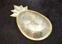 Gold Edged Pineapple Capiz Shell Tray (One shell dish approx. 9.75 inches) Decorative shell dish adding a tropical touch to any space!